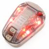 Jmtac Tactical IR Strobe Helmet Light Military Identification Lights with Visible LED + White Strobe Survival Signal (Tan-Red) view 1