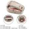 Jmtac Tactical IR Strobe Helmet Light Military Identification Lights with Visible LED + White Strobe Survival Signal (Tan-Red) view 2