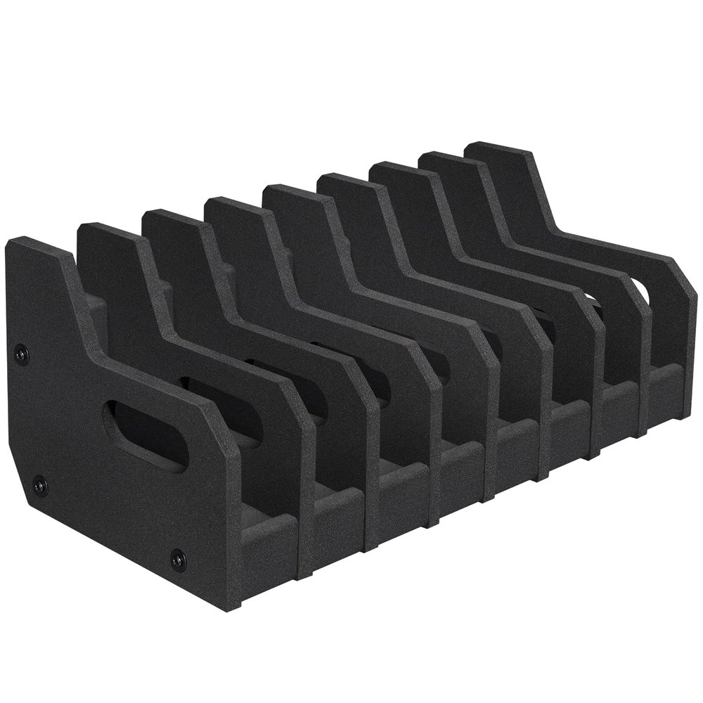 EZshoot Foam Pistol Rack for Gun Safe Shelf Handgun Rack Pistol Stand for Storage Revolver Rack Pistol Holder Gun Cabinet Accessories for Storage