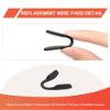 Bwake 3 Pairs Low Bridge Fit Replacement Nose Pads for Oakley Cogswell OX8157 Glasses - Black&Black&Black view 4