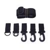 Sheriffdrink Black Fishing Wade Belt Adjustable Fishing Wader Belt 56'' Max Length Waist for Fly Fishing Surfing Kayak Multifunctional Fishing Tackle Storage Wading Belt Adjustable Nylon Wading Belt view 2