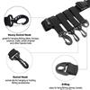 Sheriffdrink Black Fishing Wade Belt Adjustable Fishing Wader Belt 56'' Max Length Waist for Fly Fishing Surfing Kayak Multifunctional Fishing Tackle Storage Wading Belt Adjustable Nylon Wading Belt view 3