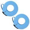 Pastoralist Foam Swim Aquatic Cuffs, Water Aerobics Float Ring Fitness Exercise Set, Ankles Arms Belts with Quick Release Buckle for Swim Fitness Training Set 1 Pair, Standard, Blue view 2