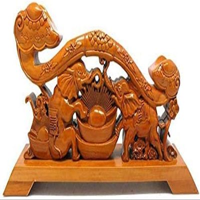 HJHUUA Sword Stand Martial Arts Weapon Stand,Sword Stand Samurai Katana Sword Stand Stand-Brown,Suitable for Different Types of Katana,Durable,Easy to Install-37cm13cm4.5cm