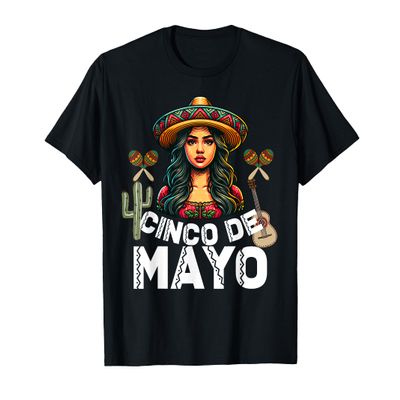 Cinco De Mayo Girl Mexican Fiesta 5 De Mayo For Women Girl T-Shirt