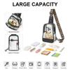 Shrrie Clear Bag for Stadium Events Transparent Crossbody Sling Bag for Women & Men - Stadium Approved, Concerts & Sports view 3