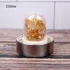 380ml Natural Crystal Water Bottle Removable Healing Elixir Quartz Water Bottle Reusable Gemstone With Authentic Healing Wellness Stones Gem Infused Crystal Water Bottle Birthday Gift ( Color : Citrin view 3