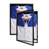 IHEIPYE Jersey Frame Display Case Black Lock-2Pack,Large Shadow Box Lockable with 98% UV Protection Acrylic and Hanger for Baseball Basketball Football Soccer Hockey 2XL Sport Jersey Shirt view 1