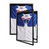 IHEIPYE Jersey Frame Display Case Black Lock-2Pack,Large Shadow Box Lockable with 98% UV Protection Acrylic and Hanger for Baseball Basketball Football Soccer Hockey 2XL Sport Jersey Shirt view 2