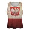 DLXHWD Polish_Flag Men's Workout Tank Tops Sleeveless T-Shirt Bodybuilding Muscle Shirts for Gym 3XL view 1