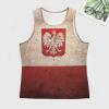 DLXHWD Polish_Flag Men's Workout Tank Tops Sleeveless T-Shirt Bodybuilding Muscle Shirts for Gym 3XL view 2