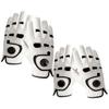 2 Pc/4 Pc Premium PU Leather Men's Golf Gloves with Ball Marker Left Right Hand All Weather Grip Breathable (Size : Cadet-XL) view 1