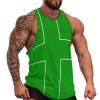 Mens Tank Tops Summer Sleeveless T-Shirt Ladonia Flag Casual Funny Gym Workout Tank Top 5XL view 3