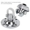Premium Steel Rotating Buckle for Boxing Sandbags, Adjustable Hanging Chair & Swing Roof Mount, Heavy Duty with 360 Swivel for Home Fitness, Gyms Includes Sandbag Hook view 2