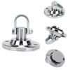 Premium Steel Rotating Buckle for Boxing Sandbags, Adjustable Hanging Chair & Swing Roof Mount, Heavy Duty with 360 Swivel for Home Fitness, Gyms Includes Sandbag Hook view 3