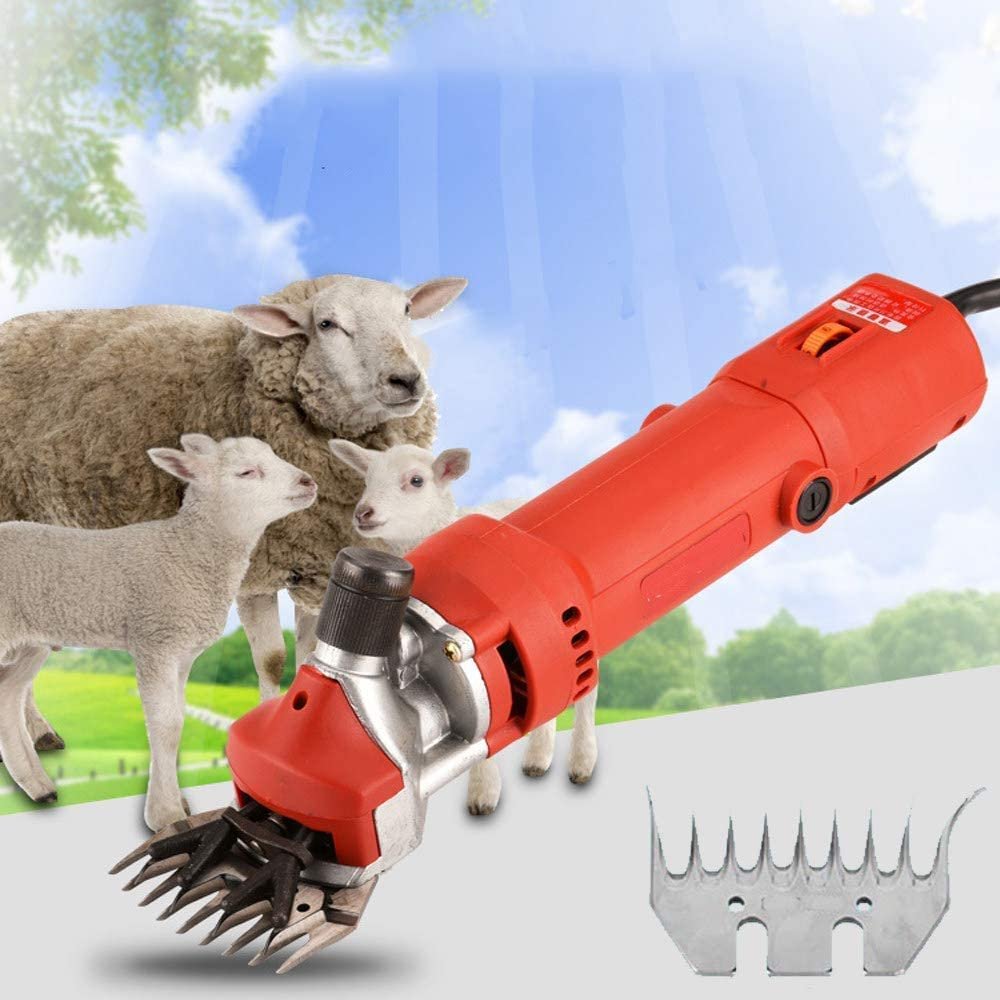 GeRRiT Sheep Shear,Powerful Electric Sheep Shears,Electric Wool Shears,Sheep Shearing Suit, Electric Wool Shearing Fur Care Shearing Hine for Farm s