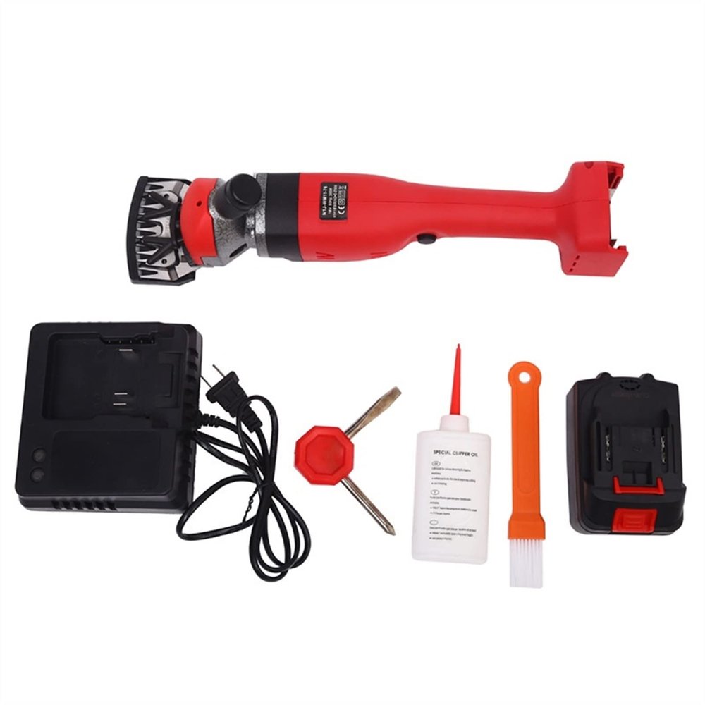 GeRRiT Professional Goats/Alpaca/Sheep Shear 800W Electric Sheep Goat Shears Grooming Clippers Sheep Shearing Machine 2800rpm Black for Farm