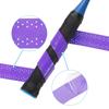 PATIKIL 43.3" Tennis Racket Grip Tape, 9 Pack PU Overgrip Perforated Absorbent Non-Slip for Badminton Fishing Rod, Purple view 3