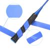 PATIKIL 43.3" Tennis Racket Grip Tape, PU Overgrip Stretchy Non-Slip Absorb Sweat for Badminton Fishing Rod, Black Grey Blue view 3