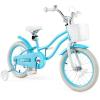 GYMAX Kids Bike for Boys & Girls Aged 3-8 Years, 14/16/18 Inches Children Bicycle w/Training Wheels, Dual Brakes, Adjustable Seat & Handlebar, Toddler Balance Bike view 1