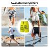 NineFit Basics Custom Short Men Personalized Shorts with Text Photo Logo Custom Swim Shorts Design Your own Mesh Lining Yellow 3X-Large view 2