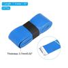 PATIKIL 43.3" Tennis Racket Grip Tape, 9 Pack PU Overgrip Perforated Absorbent Non-Slip for Badminton Fishing Rod, Blue view 2