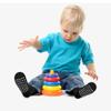 jealkip 6 Pack Baby Socks and Toddler Socks,Soft Cotton Crew Socks with Non-Slip Grips for Infants,Boys and Girls,2-4T,(Green/DarkGreen/RedBrown/Maroon/Caramel/Magenta) view 2