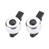 2 Pack Bike Bell Mini Bicycle Bell Thumb Bell for Adults Kids Boys Girls BMX MTB Bicycle Mountain Bike Scooter Folding Bicycle (Silver) view 1