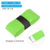 PATIKIL 43.3" Tennis Racket Grip Tape, PU Overgrip Stretchy Non-Slip Absorb Sweat for Badminton Fishing Rod, Sky Blue Orange Fluorescent Yellow view 2