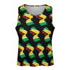 DLXHWD Mens Tank Tops Summer Sleeveless T-Shirt Guyana Flag Map Casual Funny Gym Workout Tank Top 4XL, Style-9 view 1
