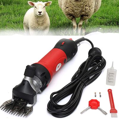 GeRRiT Sheep Shears Electric, 500W Sheep Clippers with 6 Speed, Electric Goat Shears for Shaving Fur Wool