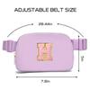 Gitus Initial Belt Bag Fanny Pack Crossbody Bag for Girls Birthday Gifts Age 8-10 Teen Girl Gifts Trend Stuff Personalized Letter Gifts for Daughter Sister (Lavender-H) view 3