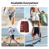 NineFit Basics Custom Short Men Personalized Shorts with Text Photo Logo Custom Swim Shorts Design Your own Mesh Lining Brown X-Large view 2