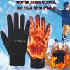 ANJMEICH Sports Gloves,Anti-Slip Wear-Resisting for Cycling Climbing Climbing Outdoor Sport etc (Grey, M) view 2