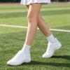 DADAWEN Girls White Cheer Shoes Youth Cheerleading Shoes Dance Athletic Training Tennis Lightweight Competition for Women Cheer Sneakers White US Size 11 M Little Kid view 4