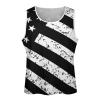 Mens Tank Tops Summer Sleeveless T-Shirt American Flag Casual Funny Gym Workout Tank Top M view 1