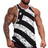 Mens Tank Tops Summer Sleeveless T-Shirt American Flag Casual Funny Gym Workout Tank Top M view 3