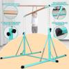 FC FUNCHEER Gymnastics Bar for Kids Ages 3-15, 35" to 60" Adjustable Height, 4FT Wide Base - Professional Kip Bar with 360 Stability & Fiberglass Crossbar, Easy Fold&Solid Design for Home Training view 3