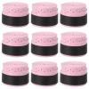 PATIKIL 43.3" Tennis Racket Grip Tape, 9 Pack Overgrip Perforated Absorbent Non-Slip for Badminton Fishing Rod, Light Pink view 1