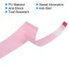 PATIKIL 43.3" Tennis Racket Grip Tape, 9 Pack Overgrip Perforated Absorbent Non-Slip for Badminton Fishing Rod, Light Pink view 4