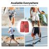 NineFit Basics Custom Short Men Personalized Shorts with Text Photo Logo Custom Swim Shorts Design Your own Mesh Lining Coral X-Large view 2