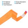 PATIKIL 43.3" Tennis Racket Grip Tape, 9 Pack Overgrip Perforated Absorbent Non-Slip for Badminton Fishing Rod, Orange view 4