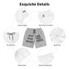 NineFit Basics Custom Short Men Personalized Shorts with Text Photo Logo Custom Swim Shorts Design Your own Mesh Lining Light Grey X-Large view 3
