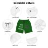 NineFit Basics Custom Short Men Personalized Shorts with Text Photo Logo Custom Swim Shorts Design Your own Mesh Lining Dark Green 3X-Large view 3