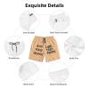 NineFit Basics Custom Short Men Personalized Shorts with Text Photo Logo Custom Swim Shorts Design Your own Mesh Lining Navajo White X-Large view 3