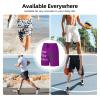 NineFit Basics Custom Short Men Personalized Shorts with Text Photo Logo Custom Swim Shorts Design Your own Mesh Lining Purple X-Large view 2