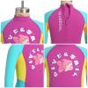 OBEEII Kids Wetsuit for Girls Boys Full Body Swimsuit Long Sleeve Rash Guard Swimwear Sun Protection UPF 50+ One Piece Bathing Suit Quick-Drying Surfing Diving Suit Purple 5-6 Years view 2