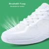 DADAWEN Girls Cheer Shoes White Cheerleading Shoes Dance Athletic Training Tennis Breathable Women Youth Lightweight Competition Cheer Sneakers White US Size2 M Little Kid view 4