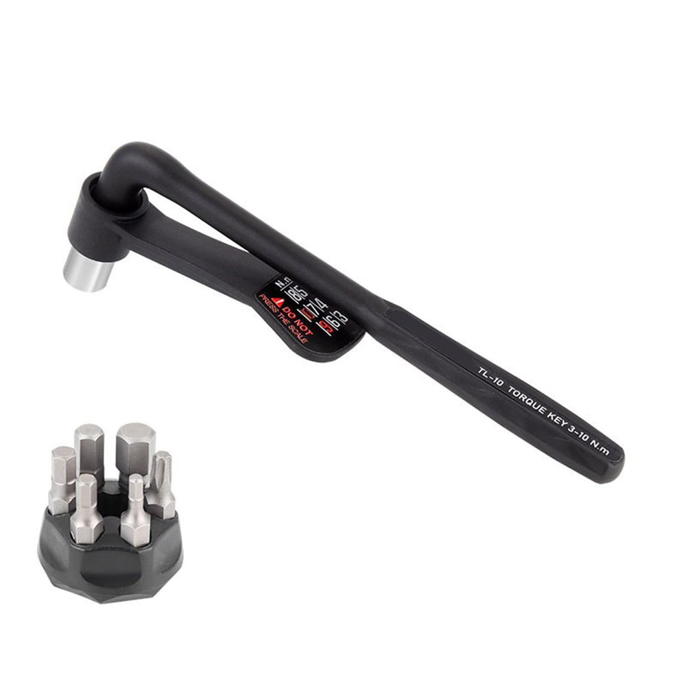 BEIDUOYANG Bike Accessories, Bicycles Torque Wrench Kits Torque Wrench Set Repair Torque Wrench Sets Hand Repair Tools Spanner Tools, Tl10 Black