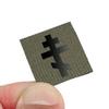 Mini Orthodox Cross Crucifix Tactical Morale Patch [Ranger Green,Black] view 1